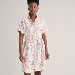 Linen Blend Betty Dress