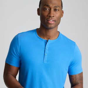 EcoSoft™ Short-Sleeve Henley